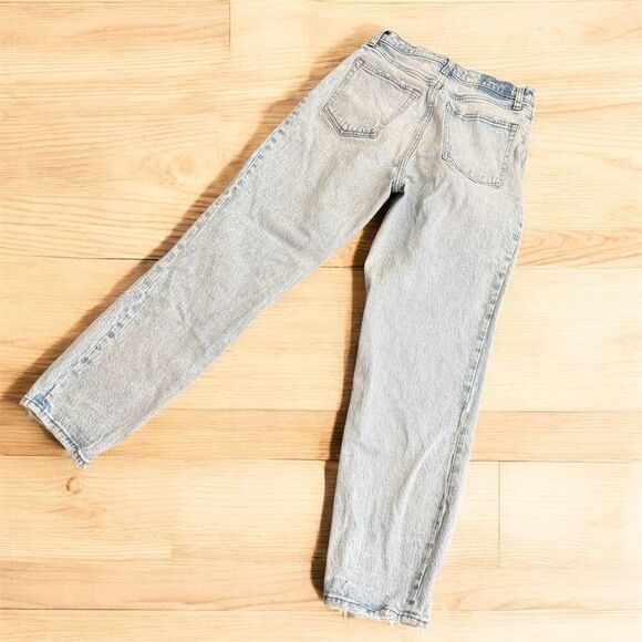 Abercrombie & Fitch The 90s High Straight Jeans Blue 29 High Waisted - Picture 2 of 5